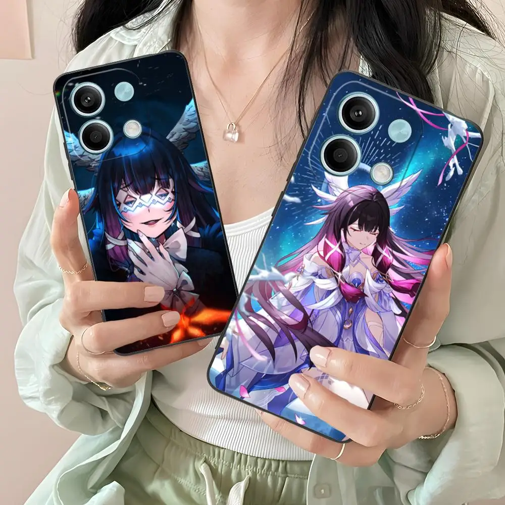 

Чехол для телефона Genshin Impact Columbina для Xiaomi Redmi 15 14 13 12 A5 3 2 1 C Plus 4G 5G с цветным принтом, роскошный красивый чехол