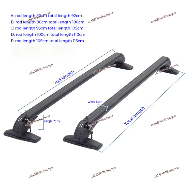 1 زوج العالمي سقف السيارة تصاعد الرف السكك الحديدية بار الأسود الألومنيوم حامل الحقائب مع قفل العلوي شريط أفقي الإطار العلوي