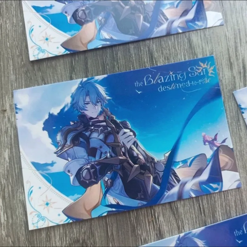 New 5Pcs/Set Anime Laser Card Phainon NeiKos496 LOMO Card Postcard Gift
