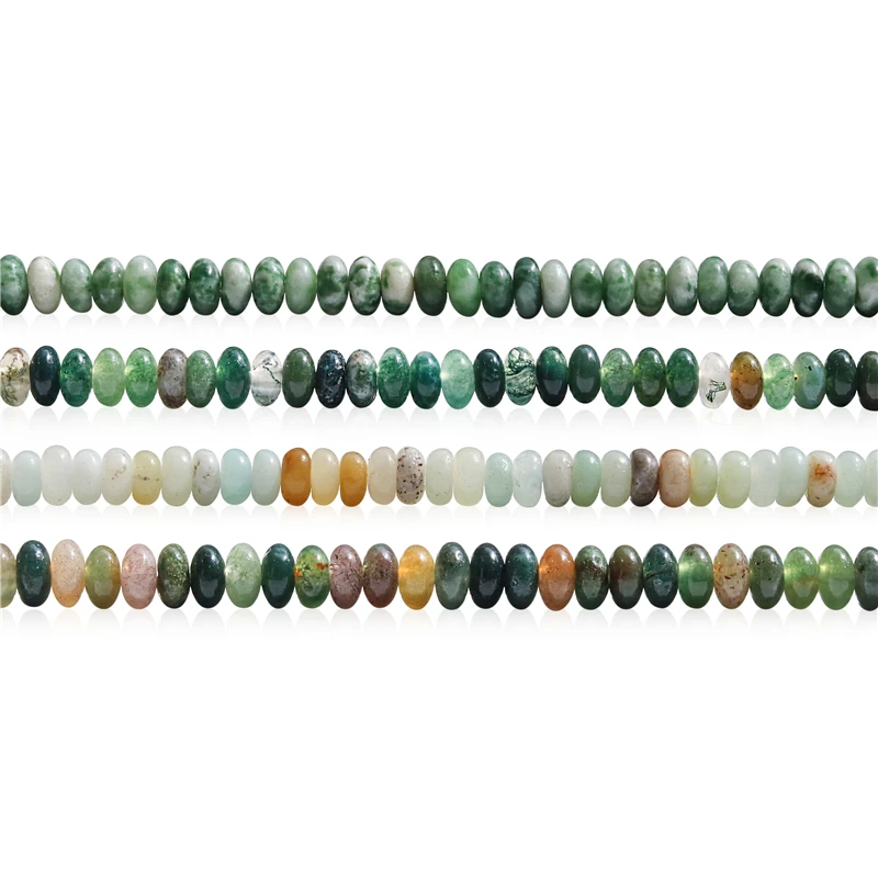 

Natural Stone Amethyst Jade Aventurine Picture Amazonite Agate Shoushan Abacus Beads Size 2x4MM For Jewelry Making DIY Bracelet