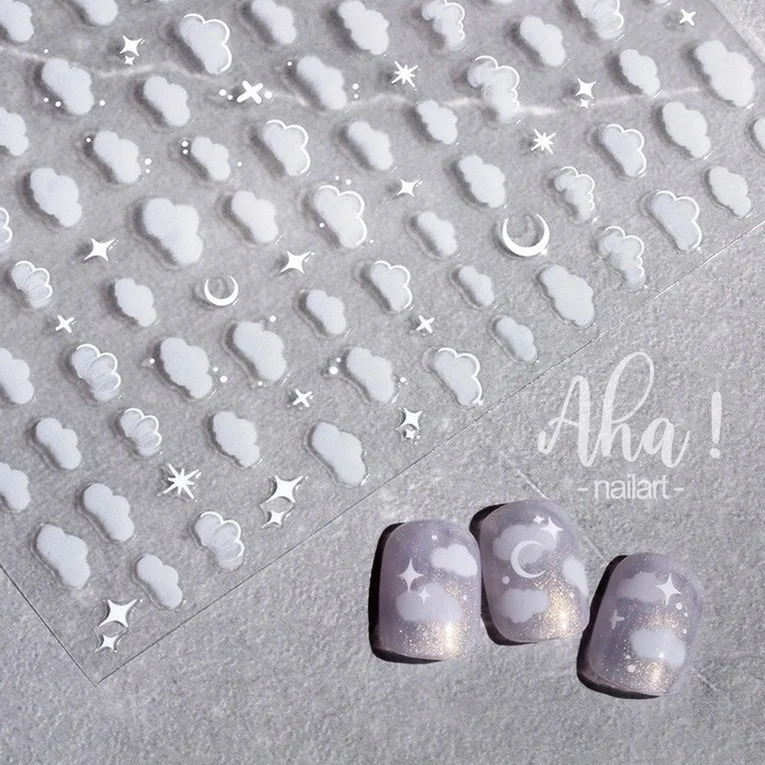 Lovely Animal Bear Nail Art Stickers Korean Rabbit Bear Adhesive Decal Ornament Child DIY Manicure Slider Decoration Sticker