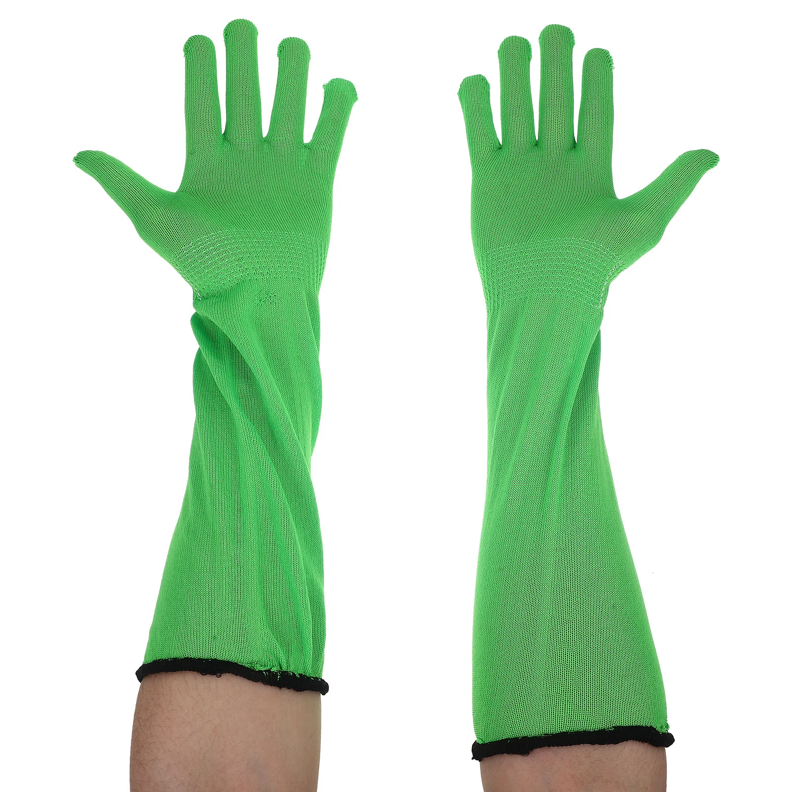 

1 Pair Cut Resistant Gloves Lengthen Fit Puncture Proof Garden Work Gloves For Gardening Weeding Planting Watering Fruit Picking