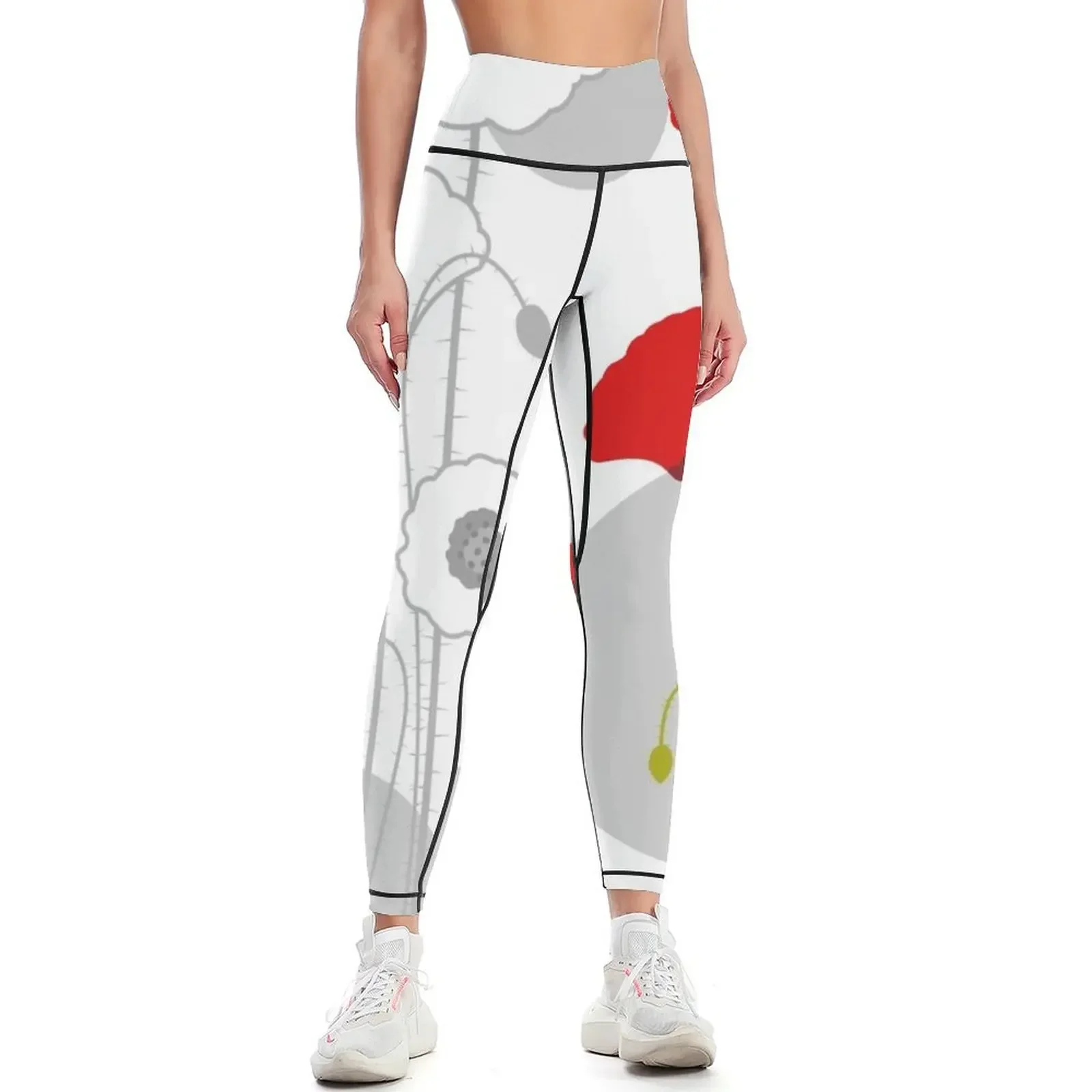 

Red Poopy Leggings Women's sports pants sports for push up Women's gym legings for fitness Womens Leggings