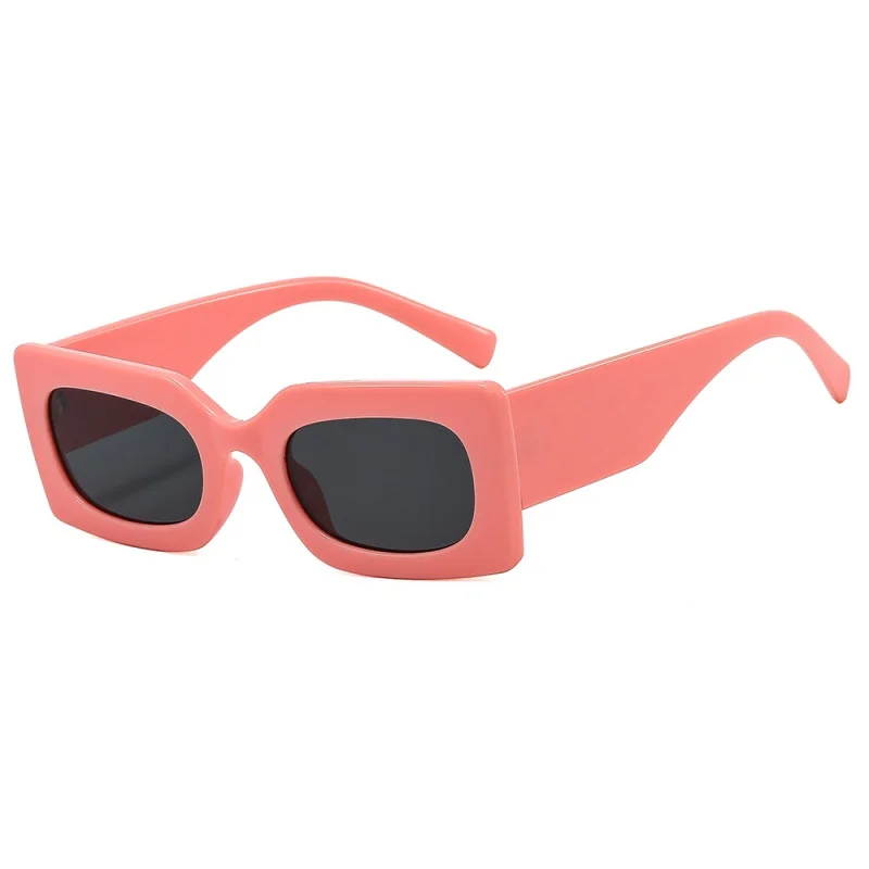 

New Square Jelly Color Modern Sunglasses Catwalk Sunglasses Retro Glasses