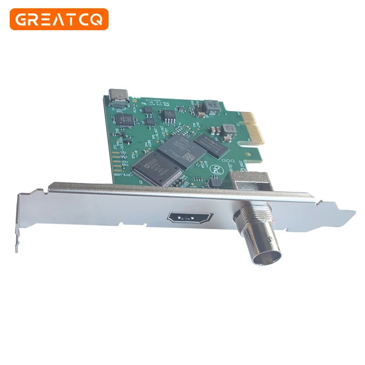 Black Magic DeckLink SDI 4K MP4 Capture Card with DC Input for Professional Video Playback and On-Screen Display