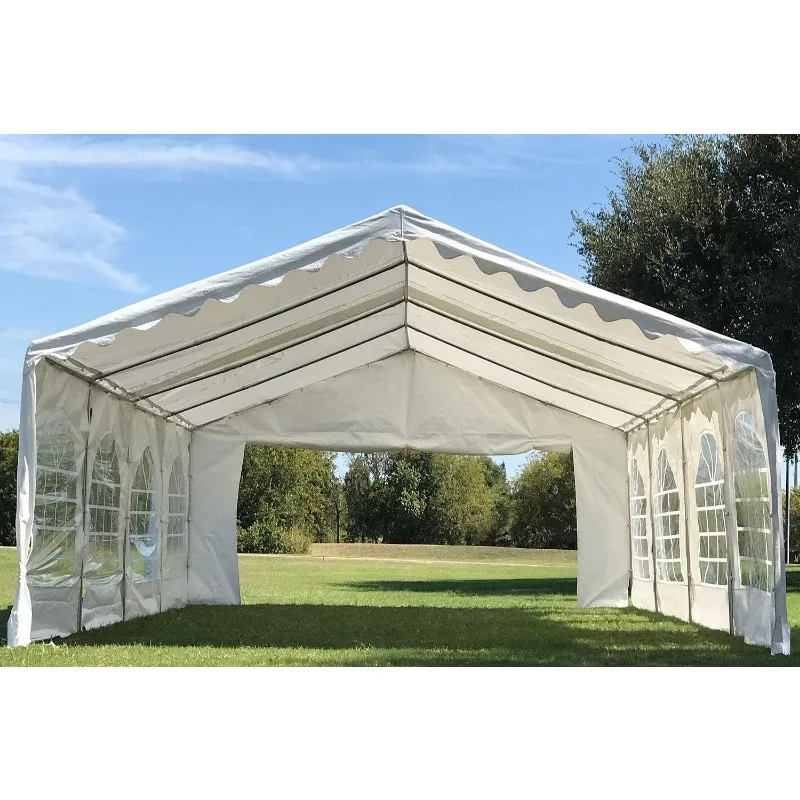 Budget PE Tents for Parties,Outdoor Canopy Carpas Para Fiestas,Wedding Party Event Tent with Waterproof Top Removable Sidewalls