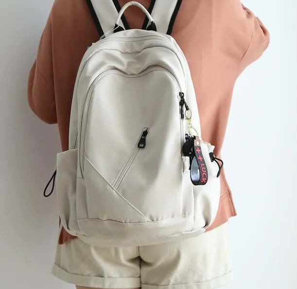 

2026 Womens Backpacks Casual Lightweight Nylon Girls School Bag Fashion Travel Backpack Men's 15inch Laptop Bags рюкзак moc