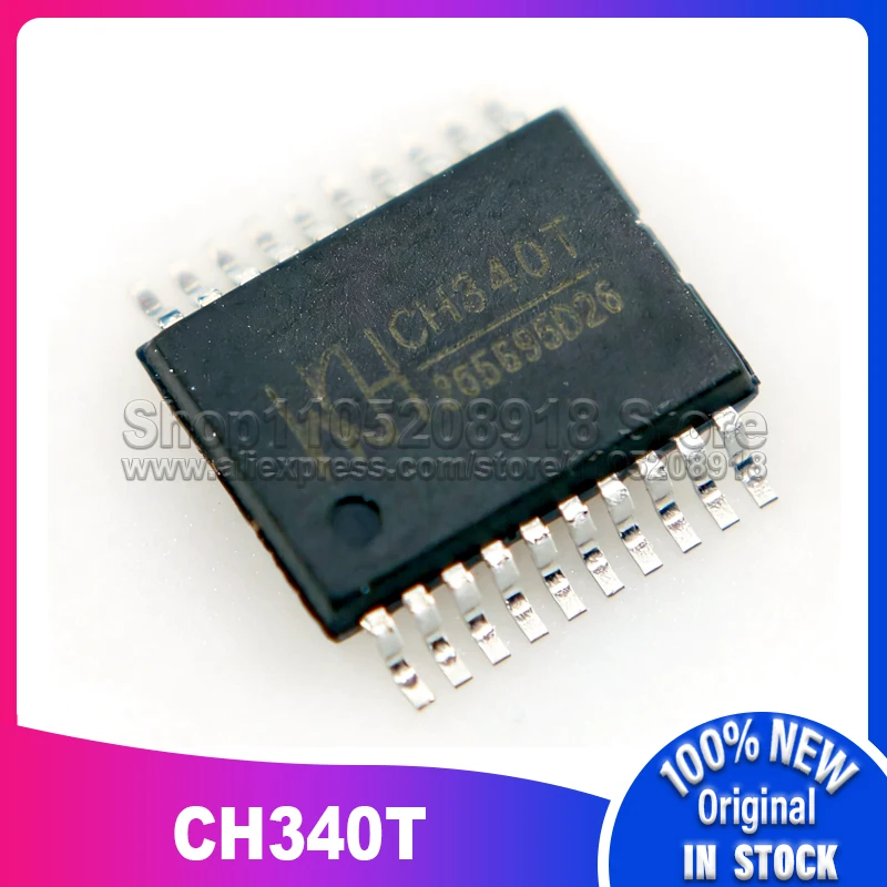 

10-100 шт./лот CH340T SSOP20, 100% новый, в наличии на складе
