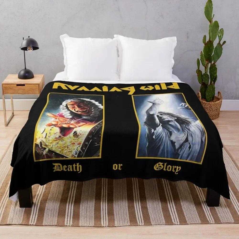 

Running Wild Classic T-Shirt Throw Blanket Warm Cozy Throw Blanket for Living Room Couch