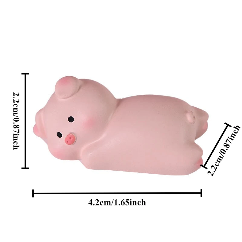 1Pc Car Lovely Sleeping Animals Ornaments Dashboard Center Console Bear Pig Duck Decoration Auto Interior Accessories
