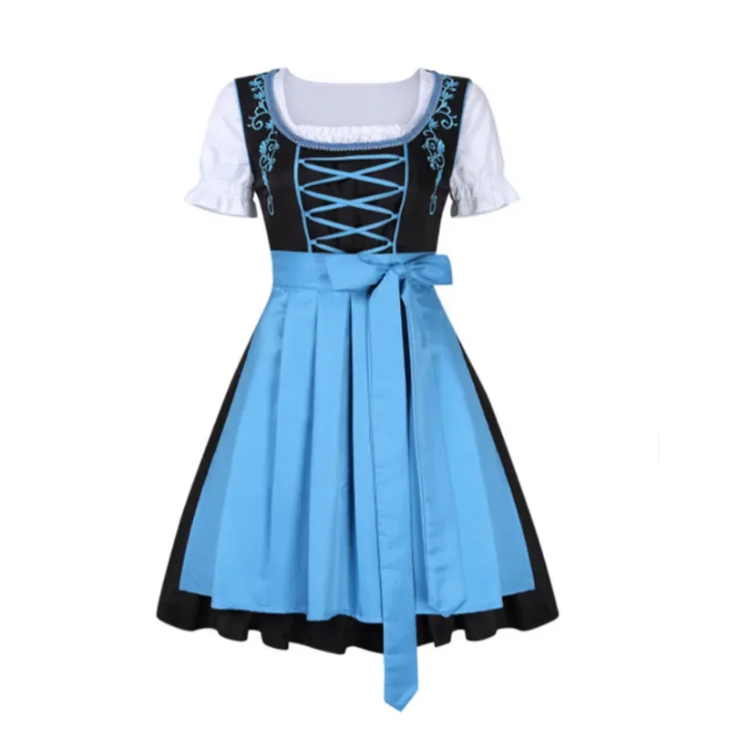 المرأة مثير بافاريا مهرجان أكتوبر زي ألمانيا Dirndl البيرة فتاة بغي فستان بتصميم حالم