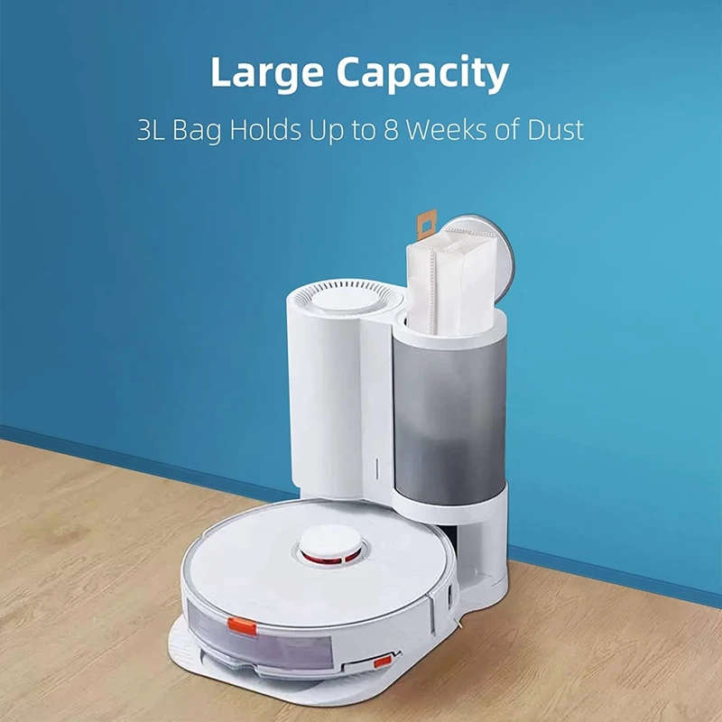 13 buah Aksesori pengganti penyaring HEPA sisi disikat pel kantong debu untuk Xiaomi Roborock S7 T7S T7S Robot penyapu lantai