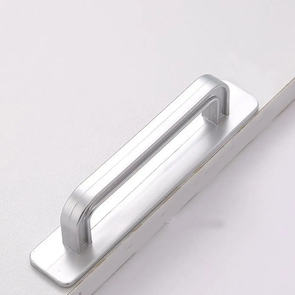 Minimalist Knobs Door Handle Self-adhesive No punching Door Pull Surface Mounted Push-pull Cabinet Handle Drawer