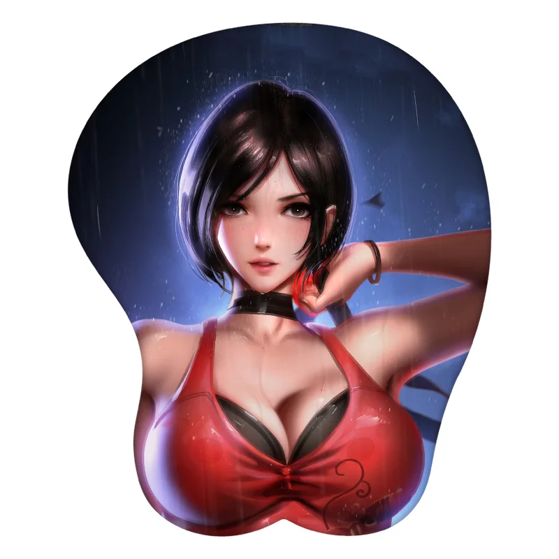 

Ada Wong 3D Mouse Pad Anime Mousepad Wrist Rest Silicone Sexy Creative Gaming Mat Gift