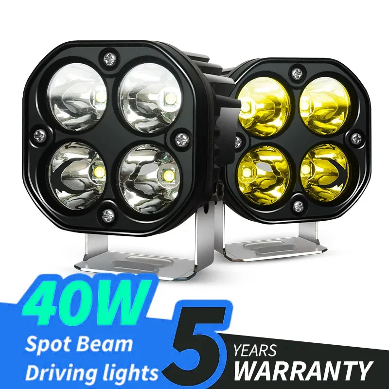 

2Pcs 3 Inch Led Work Light 12V 24V For Car 4x4 Offroad Motorcycle Trucks Tractors Boat 4WD ATV SUV Driving Fog Lights Spotlight