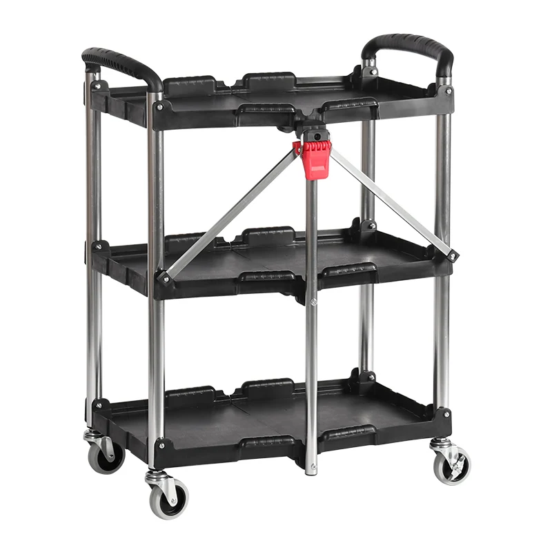 Foldable Outdoor Cart Factory Turnover Car, Household Storage Rack, Auto Repair Tool Storage, Film and Television Workbench