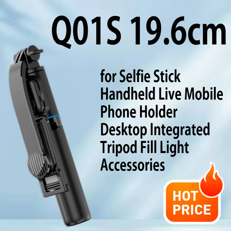

Selfie stick tripod with Bluetooth phone holder, mini travel portable anti shake and extendable device
