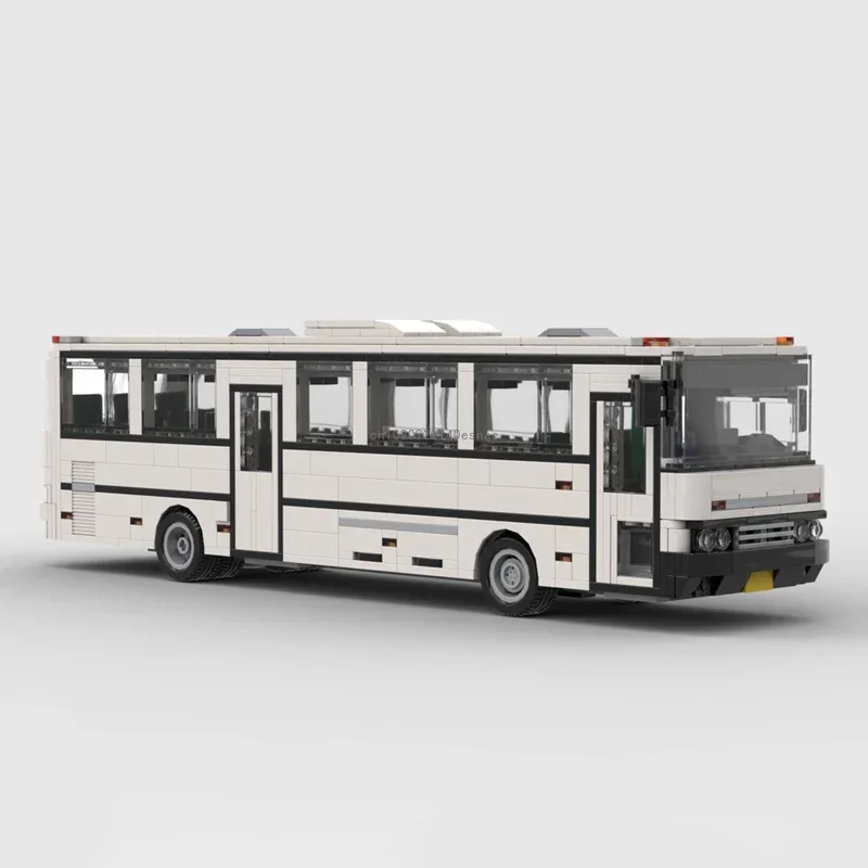 

1173 детали MOC: Классический городской автобус «Икарус» 256.22V1 из знаменитого фильма, конструктор, креативные детские DIY-блоки, игрушки, подарок