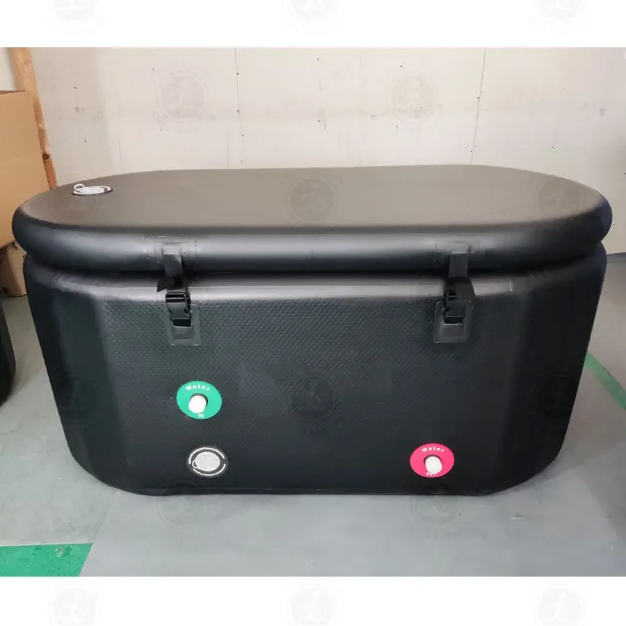 Outdoor fitness exercise inflatable ice bucket, adult auxiliary ice bath bucket