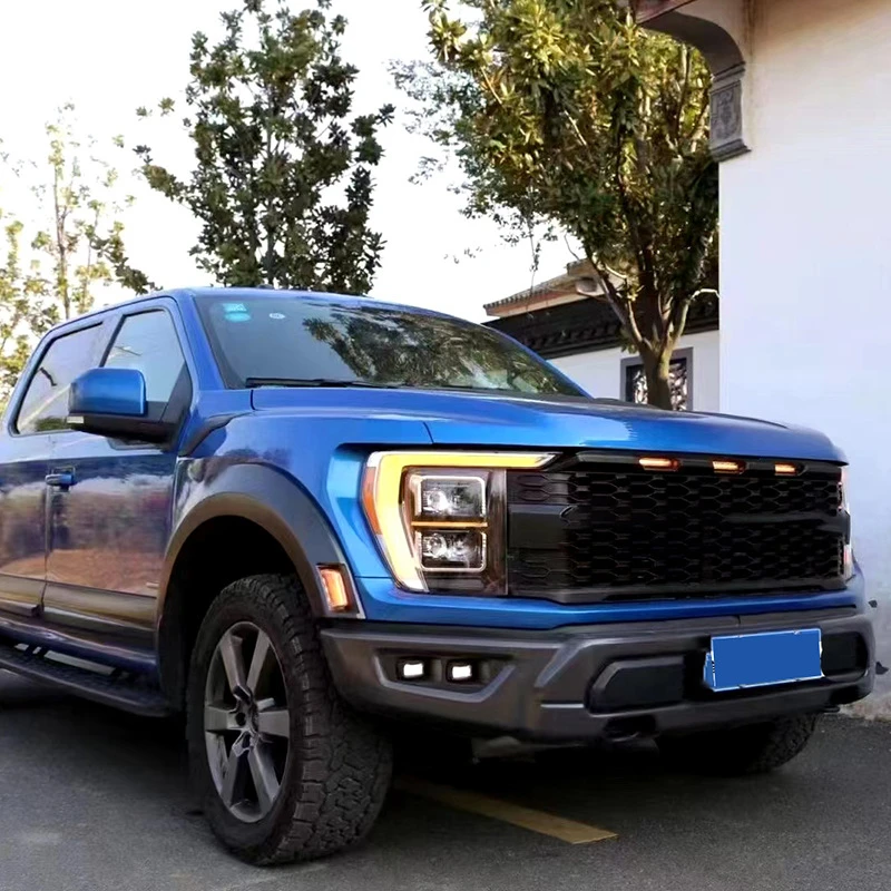 High Quality Raptor Style 4x4 Offroad Conversion Body Kit Accessories Fit for F150 2021+ Upgrade 2015‑2020 Style