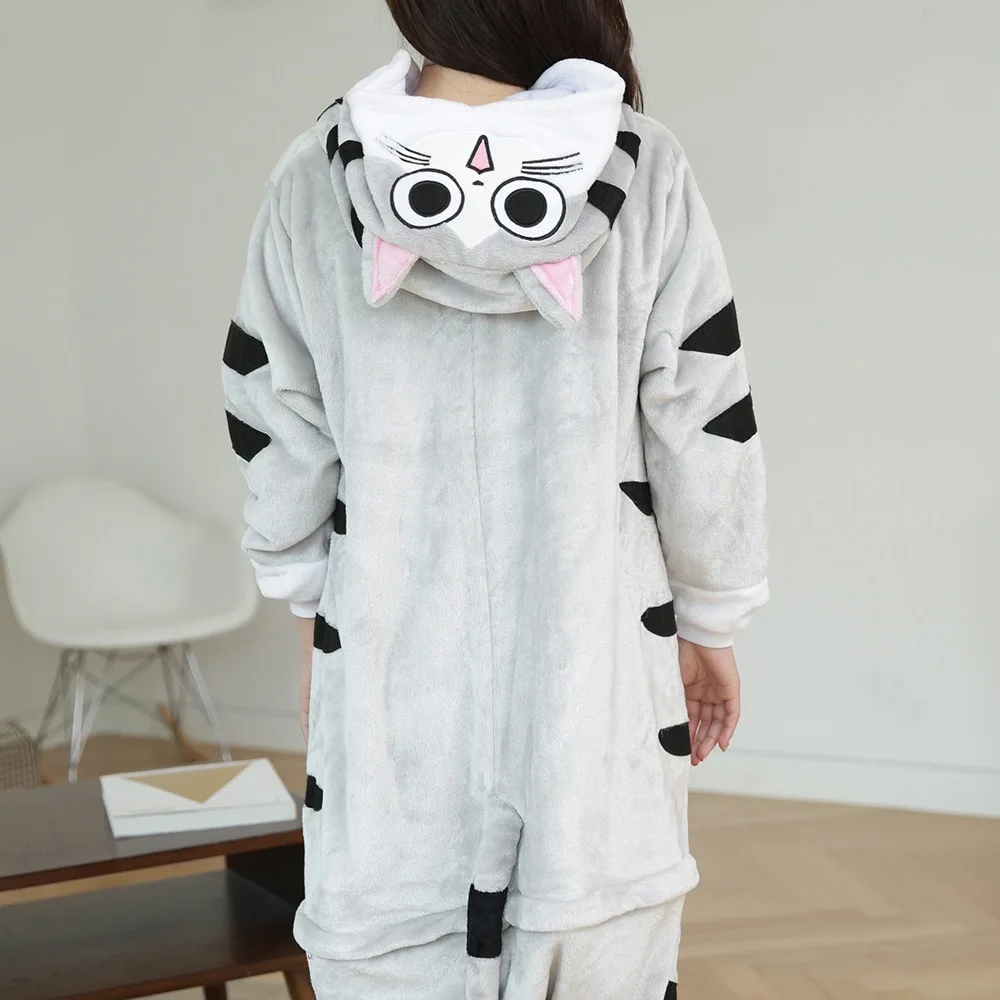 Chico bebé niños niñas Rana queso gato Panda Cosplay Onesie conjuntos de pijama ropa de dormir de invierno vestido de fiesta disfraz con capucha de animales de dibujos animados