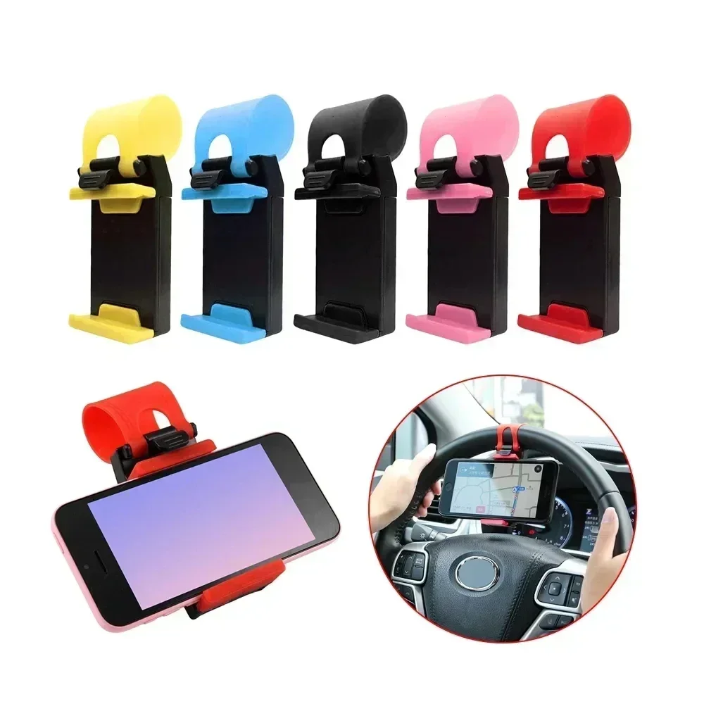 Universal Auto Montiert Handy Halter Hängen Schnalle Multi-funktion Auto Lenkrad Telefon Halter Handy Rack
