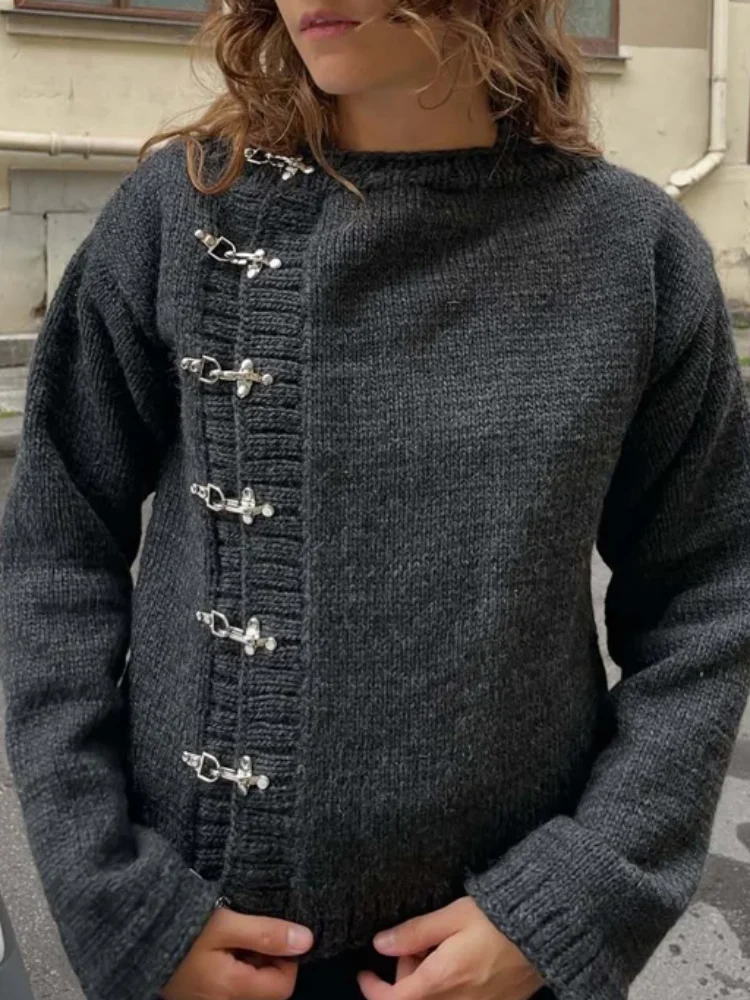 

Single Breasted Short Cardigan Women Casual Solid Full Sleeve Round Neck Slim Kintted Sweater Chic Lady Highstreet Cardigans
