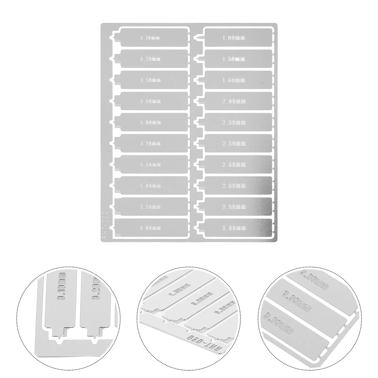 

1Set Flat Round Hole Making Tools Precision Hollow Punch Kit for Plastic Repair Handheld Craft Tool Precision Hole Punch