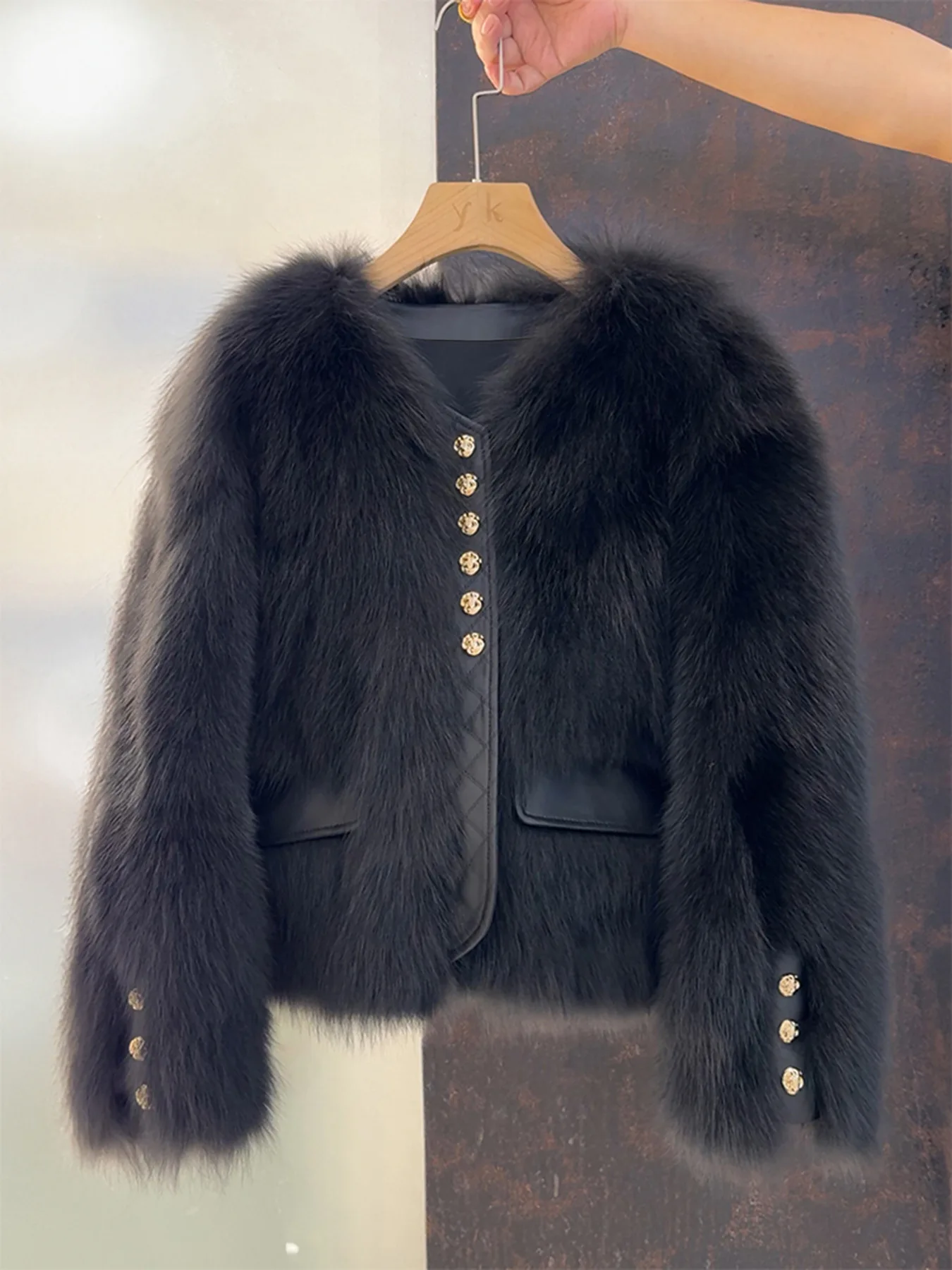 2025 herbst Winter Kurzen Mantel frauen Neue Stil Harbin Koreanische Version Kleine Duft Wind Pelz Top frauen Mode oberbekleidung