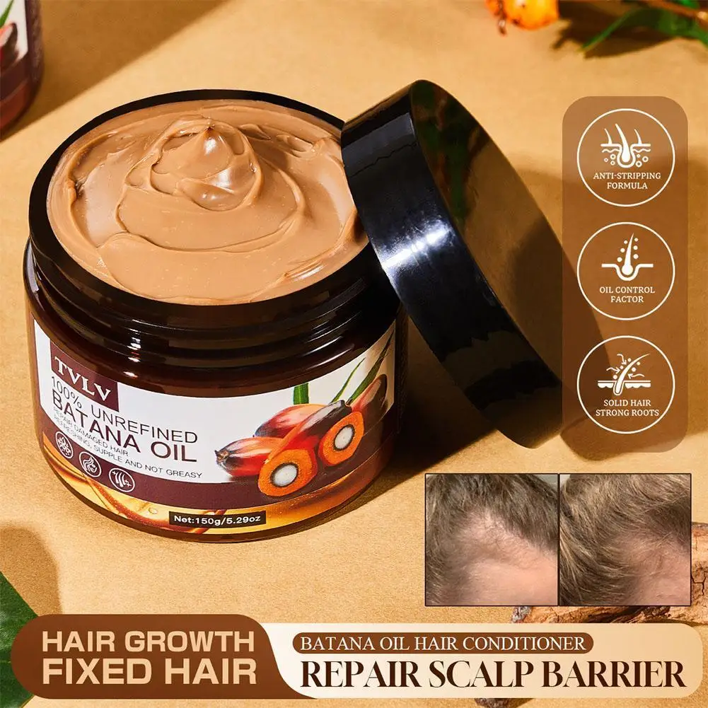 Batana Oil Hair Mask Cream For Anti-Loss Treatment, Dry And Frizzy Scalp Repair, Damage Hair Care Product 120/150ml