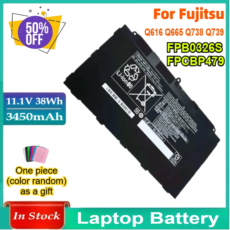 

FPB0326S FPB0349S FPCBP479 Laptop Battery for Fujitsu Stylistic Q616 Q665 Q738 Q739 11.1V 38Wh