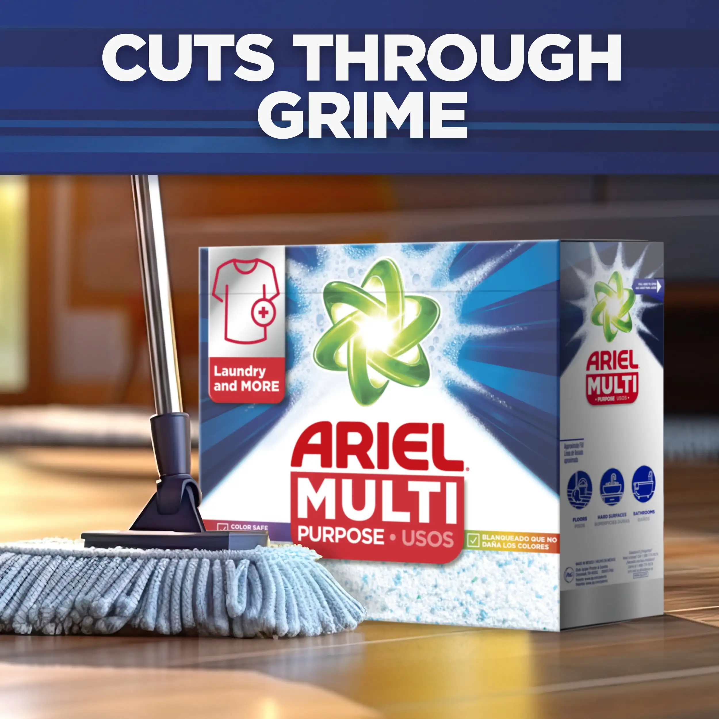 Multiuse Powder Laundry Detergent, Original Scent, 120 Oz, 95 Loads