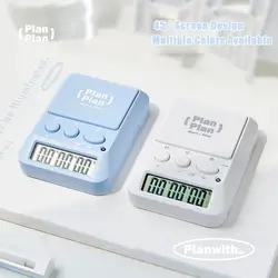 1PC Multi Functional Timer Kitchen Baking Reminder Time Management Countdown Desktop Clock