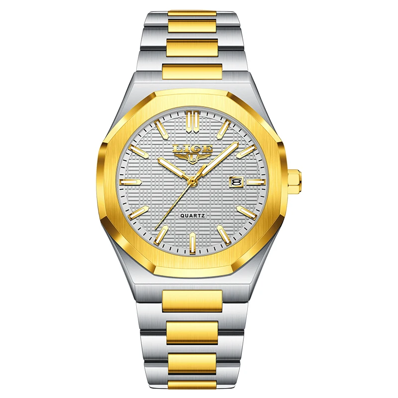 gold white
