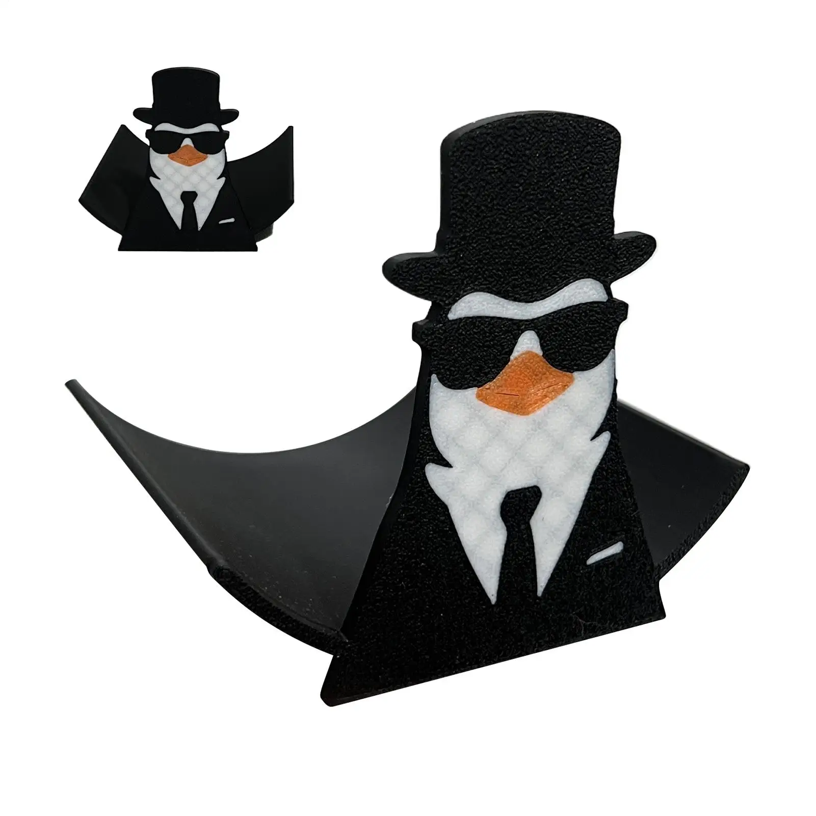 

ABS Penguin Shape Toilet Paper Holder Bathroom Tissue Stand Cute Penguin Toilet Roll Holder Decoration Ornament For Restroom