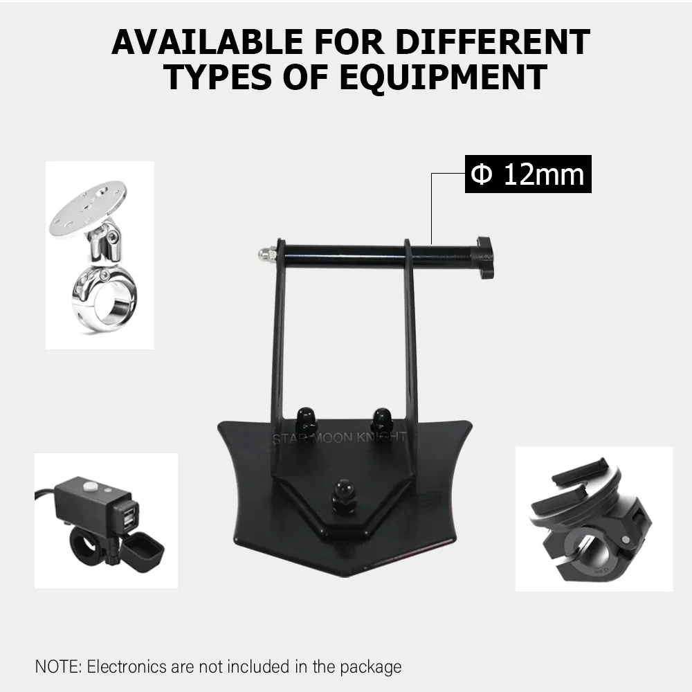 For BMW R1250RT R 1250 RT 2021 2022 2023 2024- Motorcycle Phone Holder GPS Equipment Adapter 12mm Diameter Navigaton Bracket
