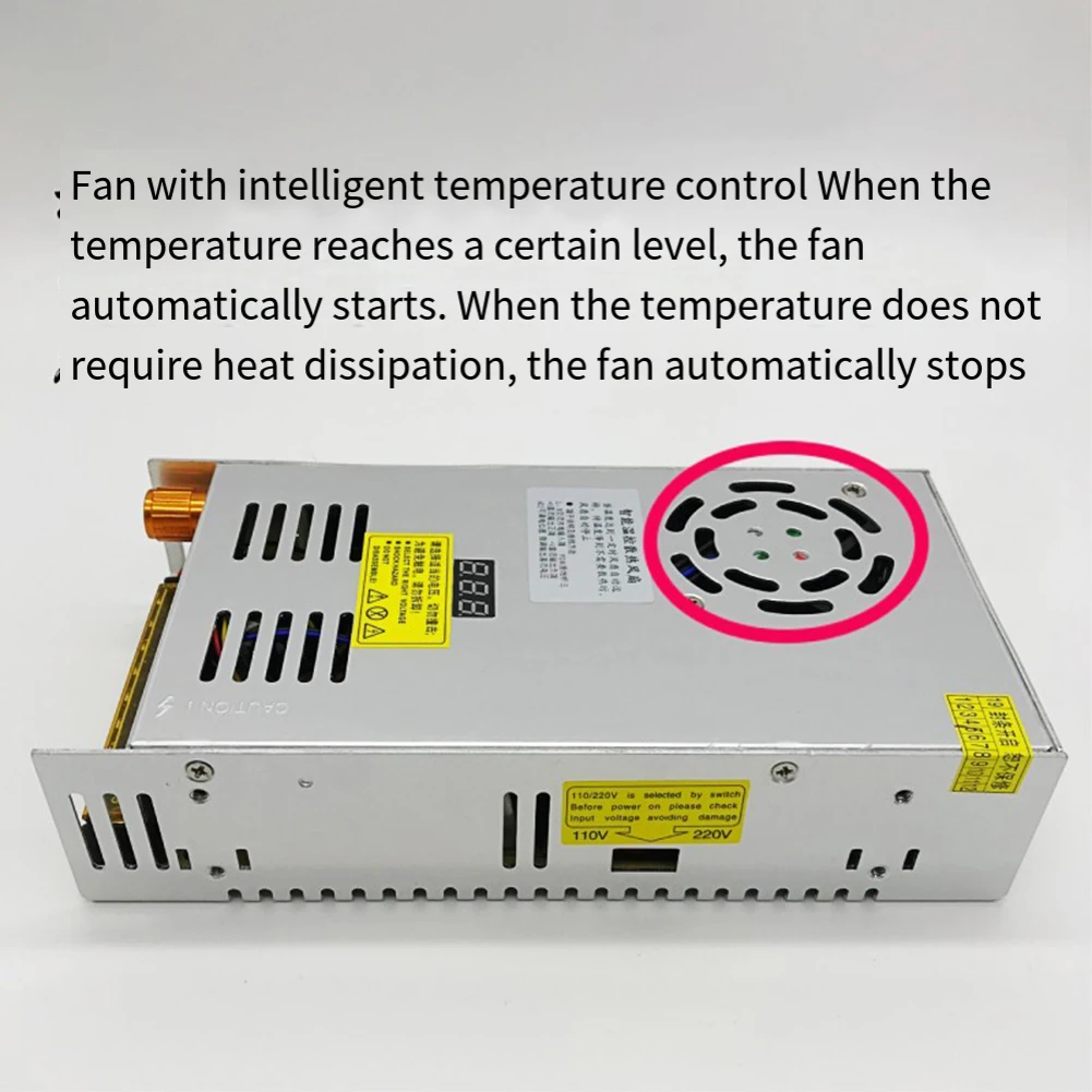 تحويل التيار الكهربائي 215*115*50 مللي متر قابل للتعديل ينظم تيار مستمر تحويل الفضة تيار مستمر 0-24 فولت شاشة ديجيتال HJS-480-0-24 #4