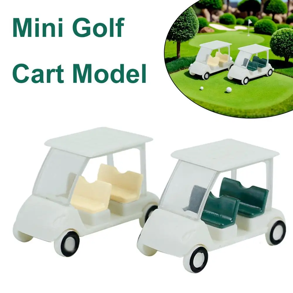 

1/150 Ho Scale Model Golf Course Sightseeing Car Model Touring Garden Car Car Shade/lawn Landscape Model Model K8O6