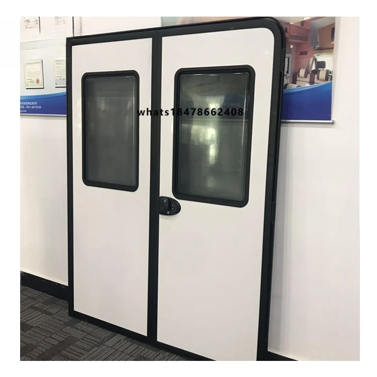 

High Quality Double RV Door for Caravan Motorhome Aluminum Frame Entry Door with Fixed Window for caravan Accessories