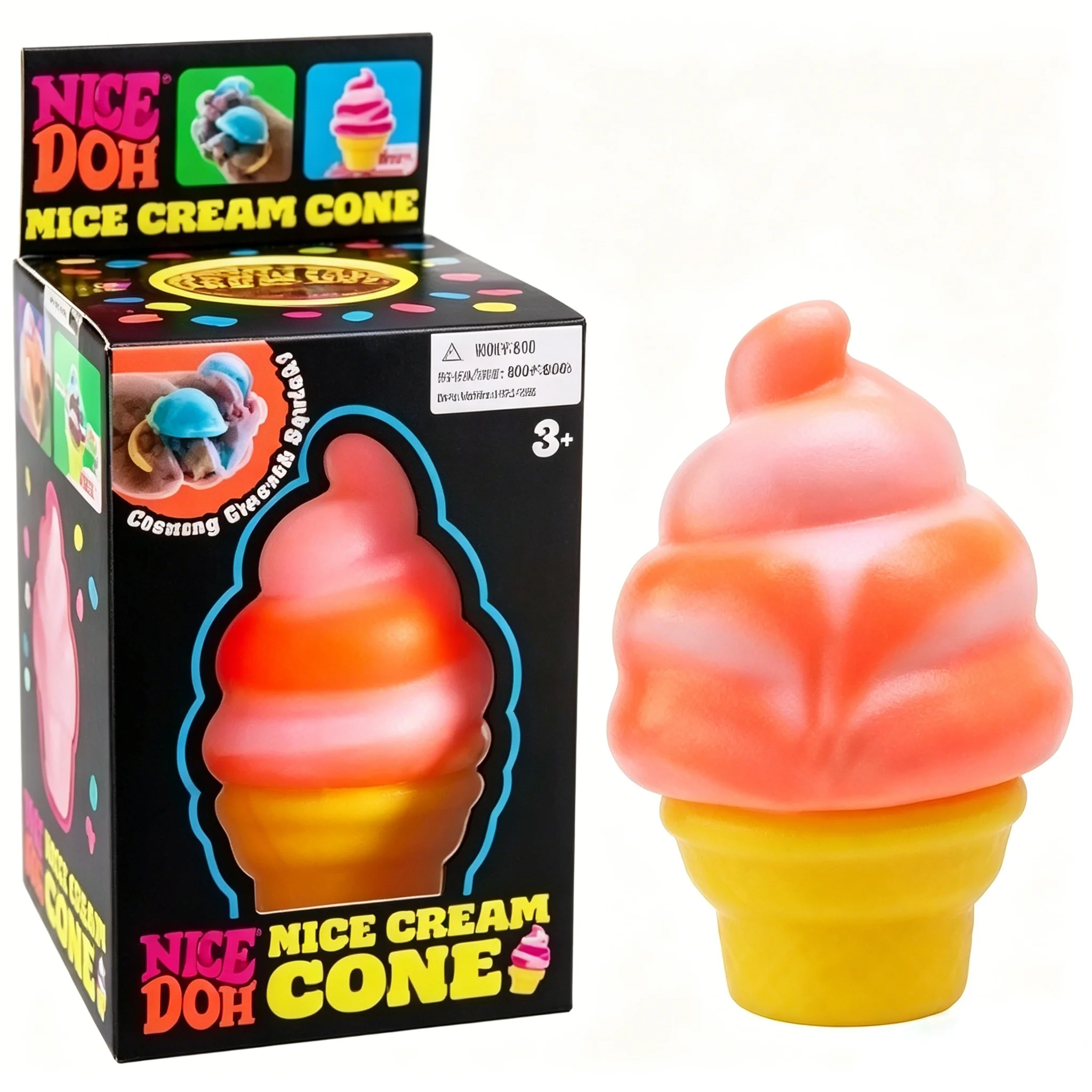 

Ice Cream Shaped Decompression Needohh Nice Cream Cone Surprise Stress Relief Squeeze Party Gifts Ornaments