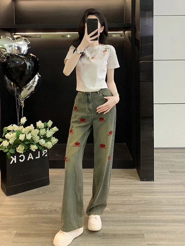 la-chapelle-faion-blanc-ort-sve-pantalon-ensemble-femmes-2025-ete-nouveau-design-sens-deux-pieces-ensemble-coton-rond-ne-aerien