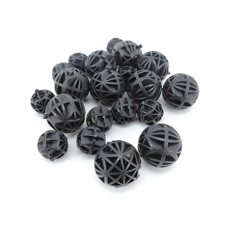 10/20pcs Black 16mm 26mm Aquarium Pond Reef Bio small Balls Fish Tank Air Pump Canister Biochemical Cotton Filter Sponge Media