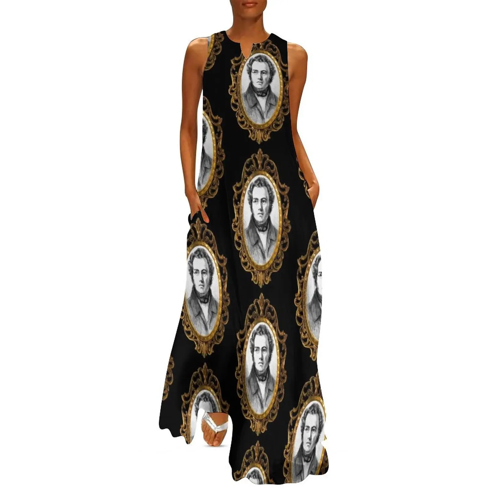 Franz schubert Long Dress Aesthetic clothing Long dress woman