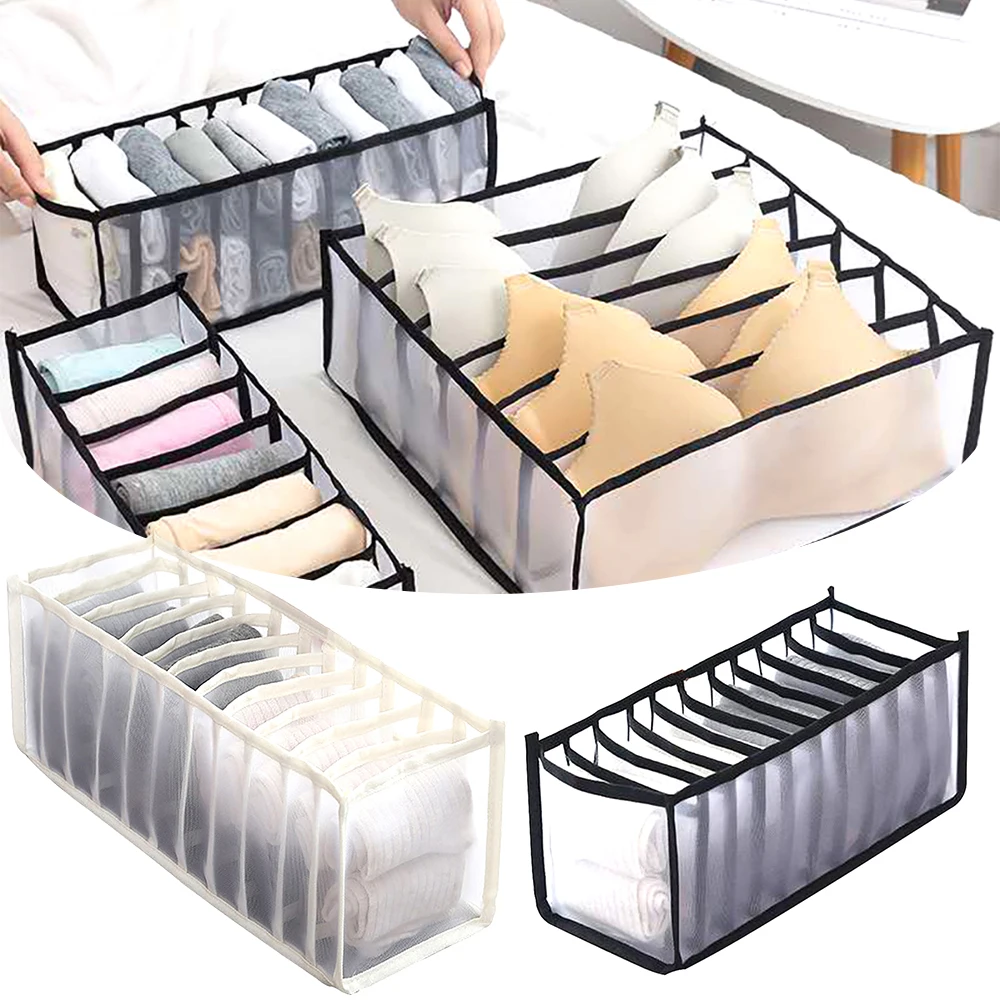 Closet Organizer Underwear Organizer For Wardrobe Clothes Organizers Cabinets Drawer Organizers Bra Socks Storage Organizer Box