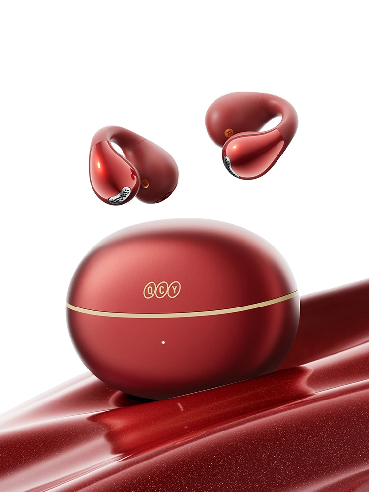 QCY Crossky Clip True Wireless Open-Ear Hodetelefoner - Sølv 6