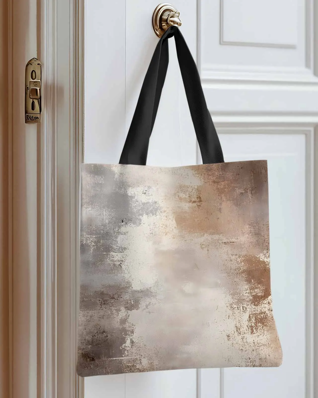 

Abstract Tranquility Gradient Art Canvas Bag Handbag Oxford Cloth Eco Shopping Storage Bag for Home Use