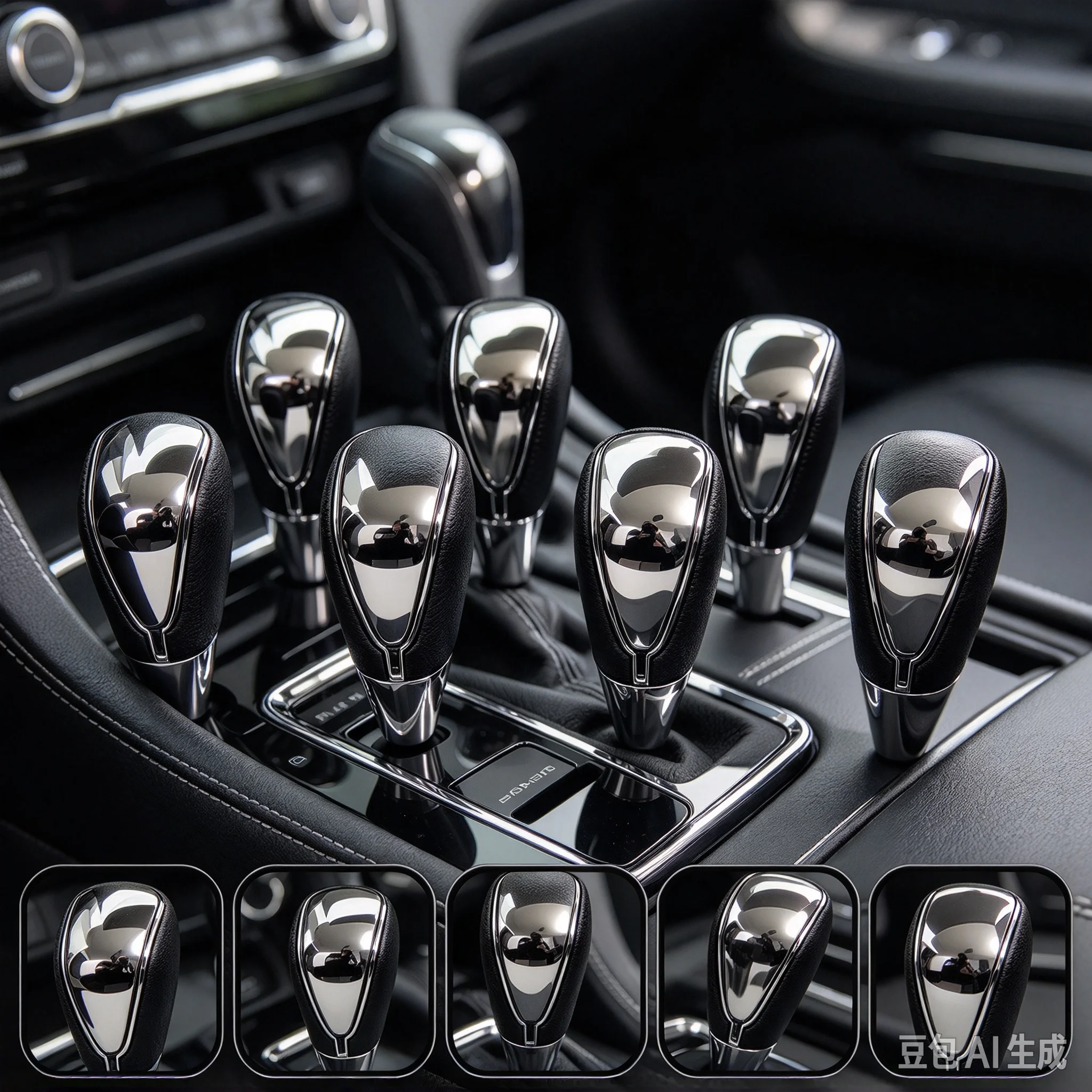 Car 7 colors changes Activated Gear Shift Knob Car LED Gear Handball Light Cigarette Lighter Charger