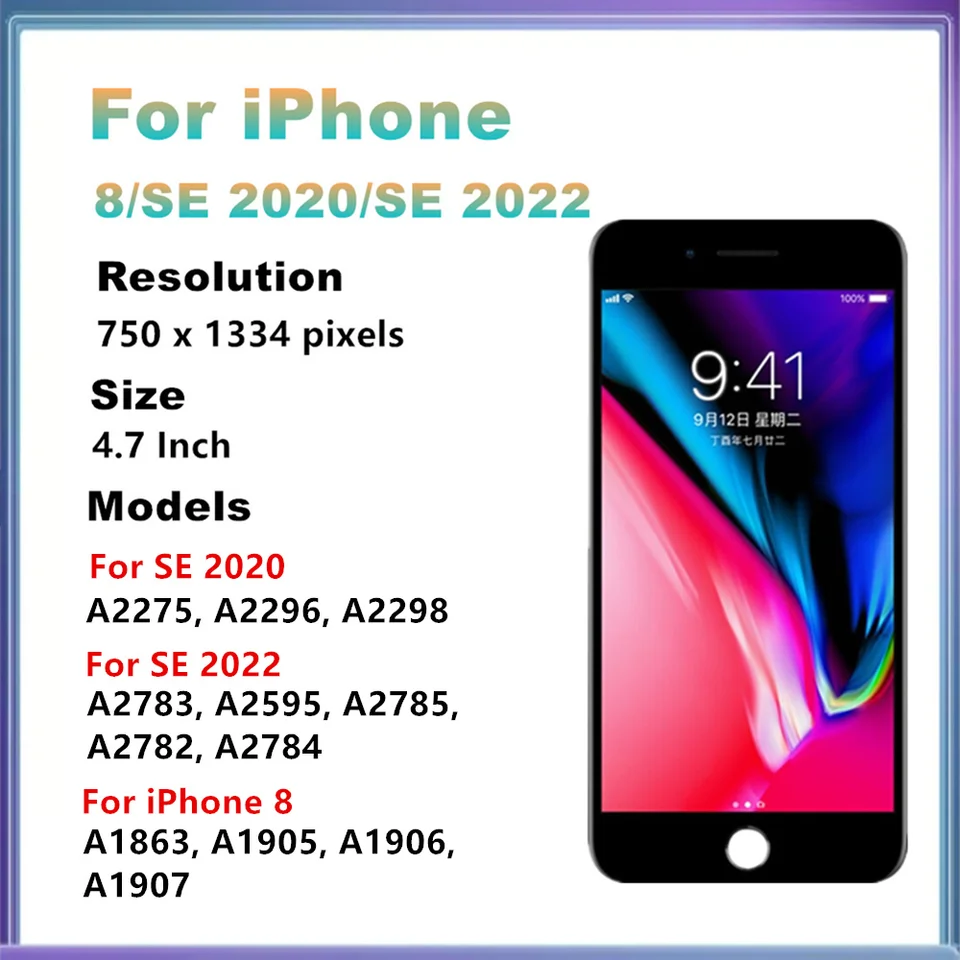 OEM For iPhone SE 2020 SE2 2nd Generation LCD Display Screen Touch