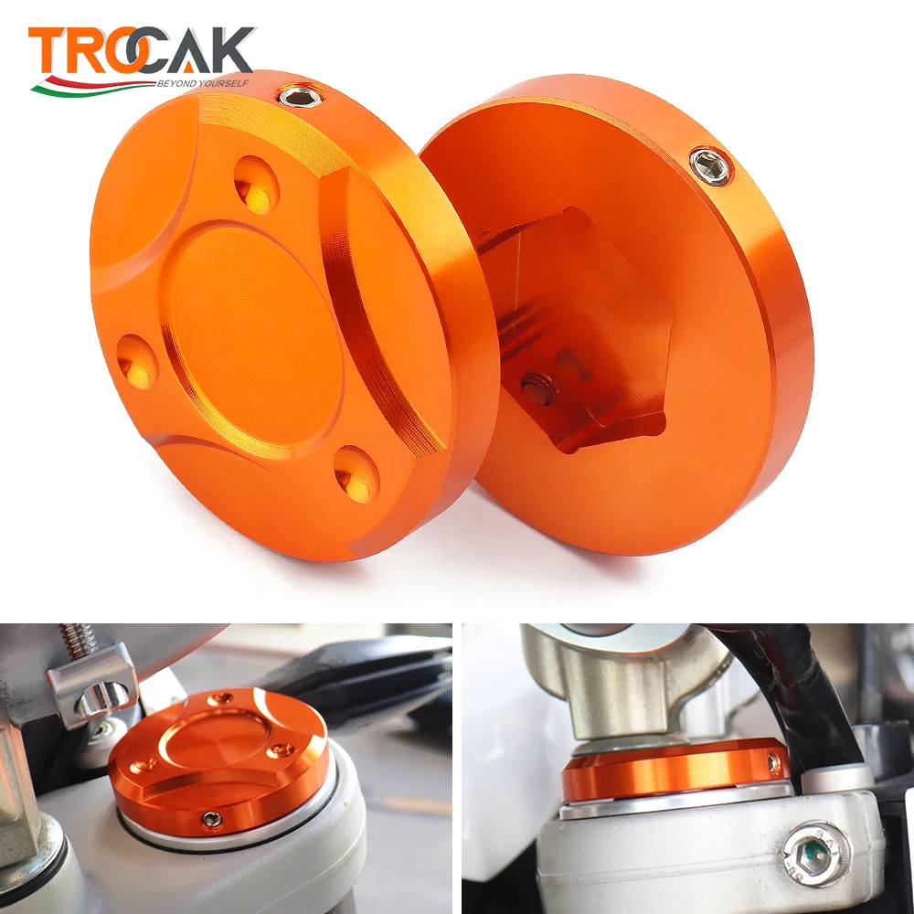 Für KTM Duke 390 125 200 150 250 690 1090 Motorrad Zubehör CNC Gabel Stoßdämpfer Suspension Dekorative Abdeckung