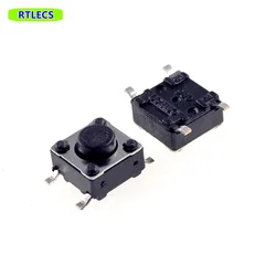 10 100 PCS Normal Closed Tact Switch 6X6X4.3 SMD vertical Tactile Push Button Switch Force 250g Normally closed SMT